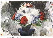 Mikhail Vrubel Flowers in Blue Vase USA oil painting reproduction